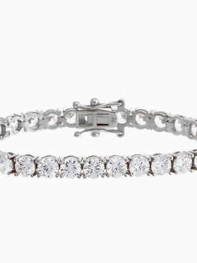 Adina Eden Silver Cubic Zirconia 5mmTennis  Bracelet NEW